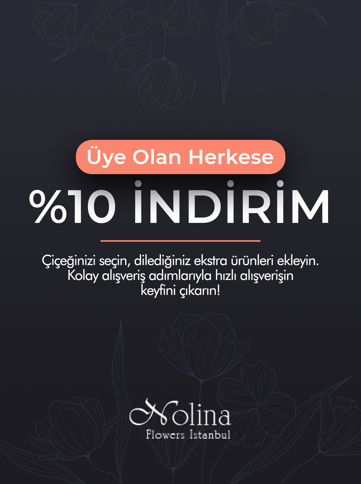 Üye Olan Herkese %10 İndirim